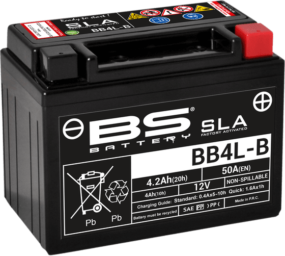 ZIP 100 (2006 - 2010) bb4l-b sla battery | BS BATTERY