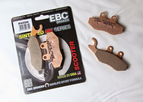 MP3 125 (2008 - 2012) sfahh sintered scooter series pads | EBC