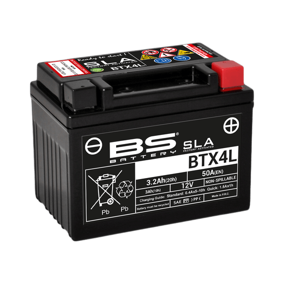 LIBERTY 50 4T (2001 - 2017) btx4l/btz5s battery | BS BATTERY