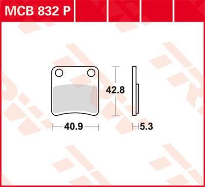 MP3 500 (2010 - 2022) sintered metal brake pad | TRW