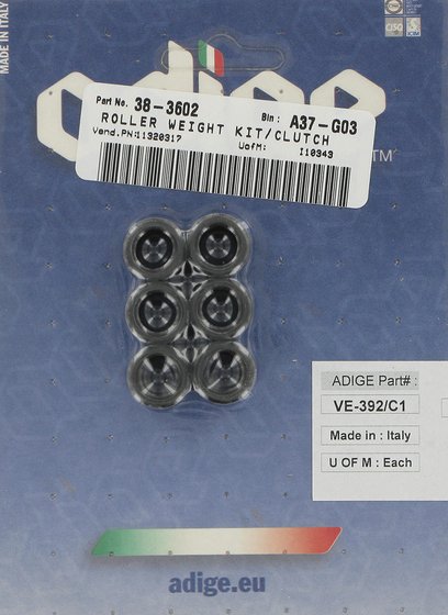 TPH 50 (1994 - 1999) carbon fiber roller weight kit | ADIGE