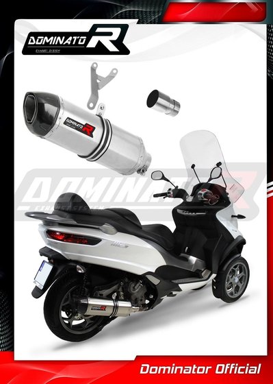 MP3 500 (2008 - 2020) exhaust silencer hp1 | Dominator