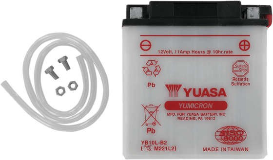 X9 200 (2004 - 2004) yuasa battery,yb10l-b2 (cp) with acidpack (4) | YUASA