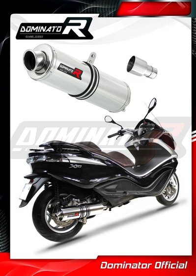 X10 125 (2012 - 2016) exhaust silencer round | Dominator