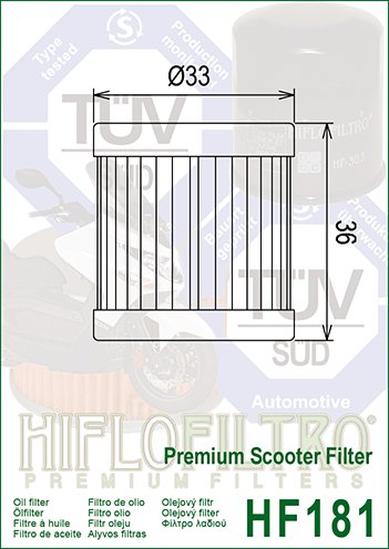 LIBERTY 125 (1997 - 2000) alyvos filtras | Hiflofiltro